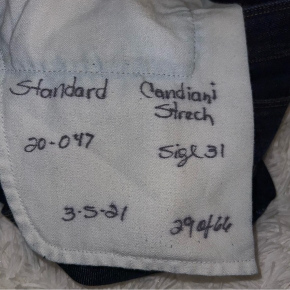 Shockoe Atelier Standard Candiani Straight Button Fly Dark Selvedge Jeans 31 - Picture 8 of 11